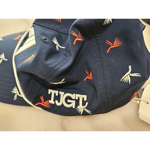 NWT Adidas Men's Summer Open Hat Snapback | Navy Blue TJGT Gold Rope - Picture 5 of 5
